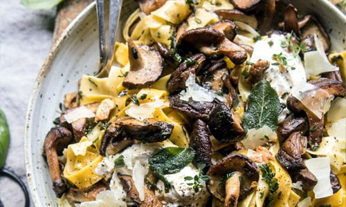 Mushroom Herb Pasta